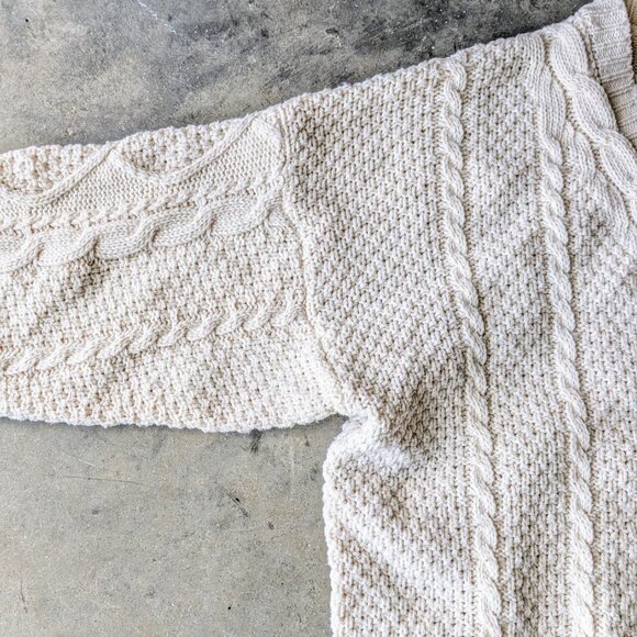 Taylor Swift Red (Taylor's Version) Cardigan Cream Ivory Cable Knit size XL/2XL - Picture 4 of 12